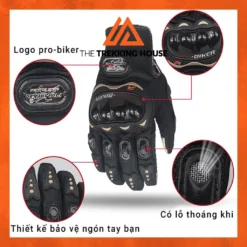 Găng tay xe máy Probiker, bao tay đi phươtk