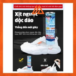 Chai xịt khử mùi giày dép Nano Ag+