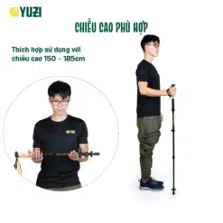 Gậy leo núi trekking Yuzi Trek YZ65135